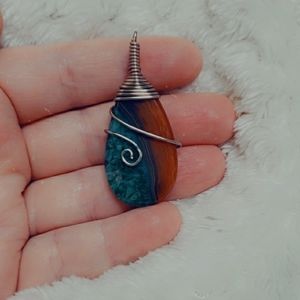 Handmade Wirewrapped Pendant 11